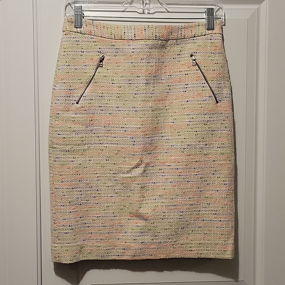 Halogen tweed pencil skirt